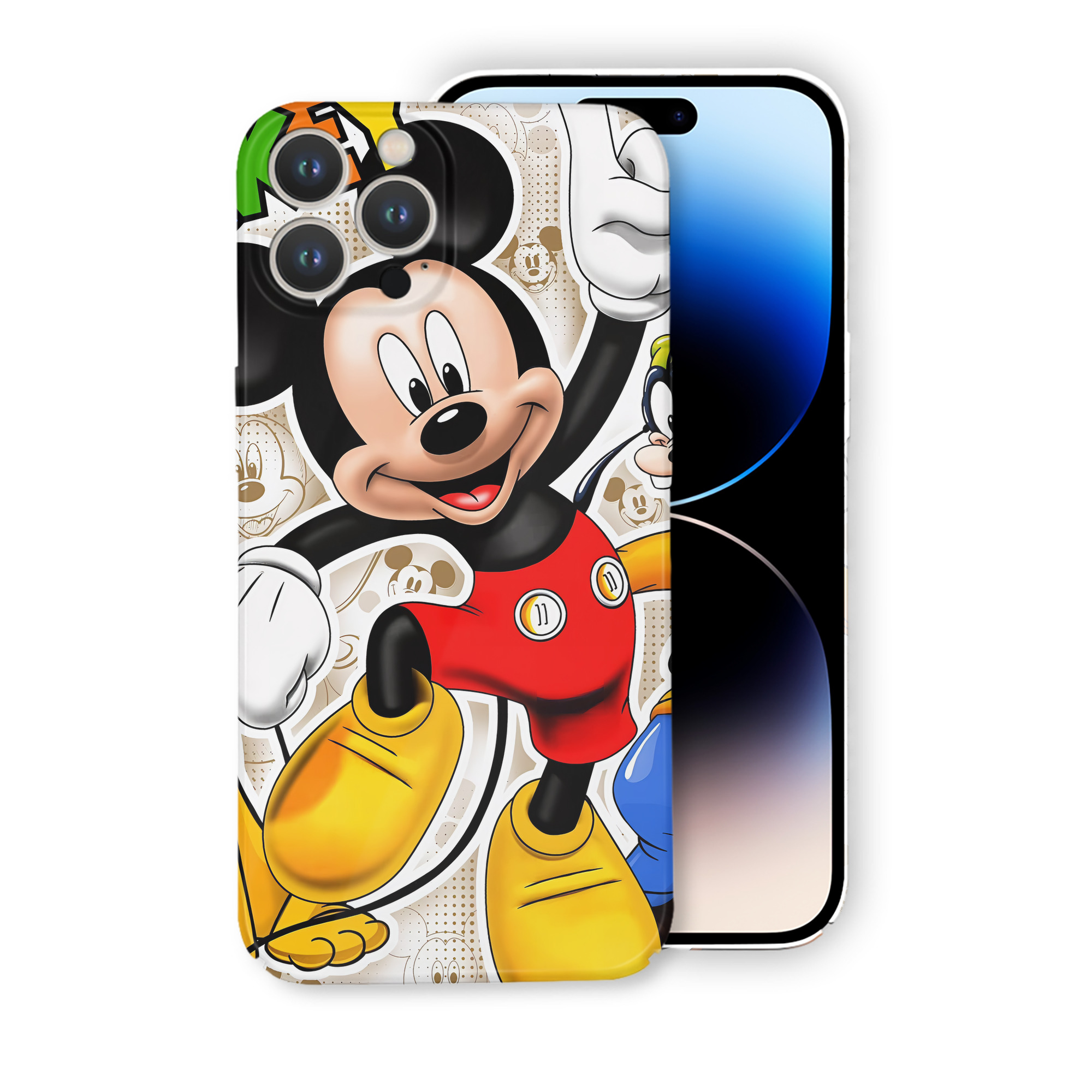 （画像用） ミッキーマウス Mickey Mouse 【iPhone 14シリーズ対応】ハードケース